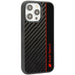 Audi Carbon Fiber Stripe iPhone 14 Pro 6.1’’ black/black hardcase AUS-TPUPCIP14P-R8/D1-BK - Cell phone cases
