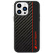 Audi Carbon Fiber Stripe iPhone 14 Pro Max 6.7’’ black/black hardcase AUS-TPUPCIP14PM-R8/D1-BK - Cell phone cases