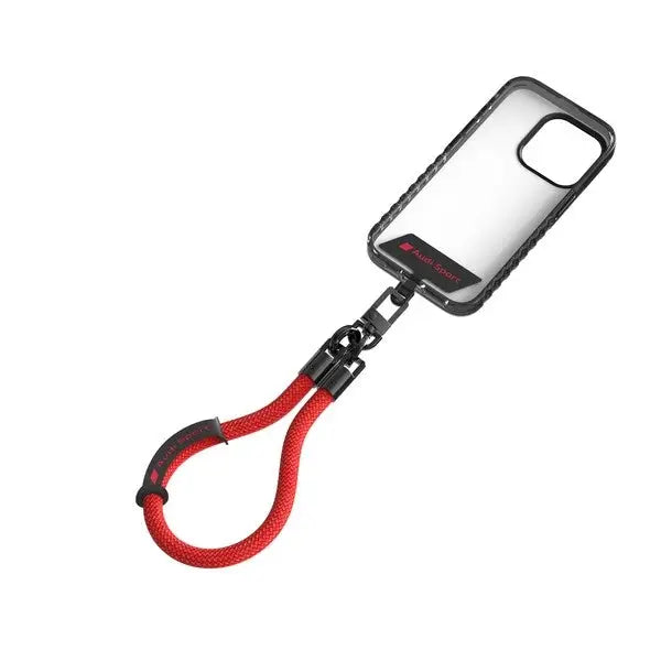 Audi Crossbody Lanyard Universal 28cm x 10mm - Red - Other cell phone equipment<<<HurtelXML