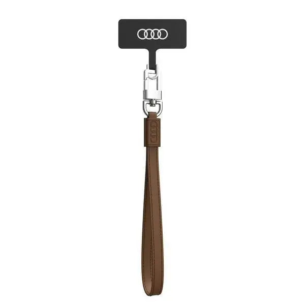 Audi Crossbody Leather Universal Lanyard 28cm x 10mm - Brown - Other cell phone equipment<<<HurtelXML
