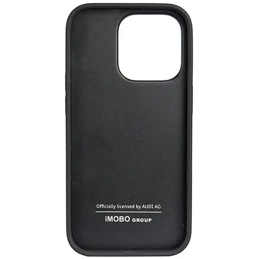 Audi Genuine Leather iPhone 14 Pro 6.1’’ black/black hardcase AU-TPUPPCIP14P-Q8/D1-BK - Cell phone cases