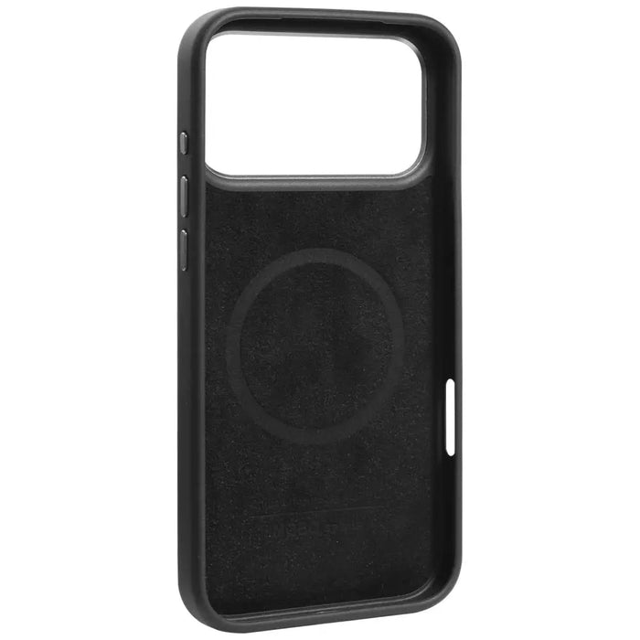 Audi R8 Genuine Leather MagSafe Case for iPhone 17 Pro Max - Black and Red - Cell phone cases and covers<<<HurtelXML