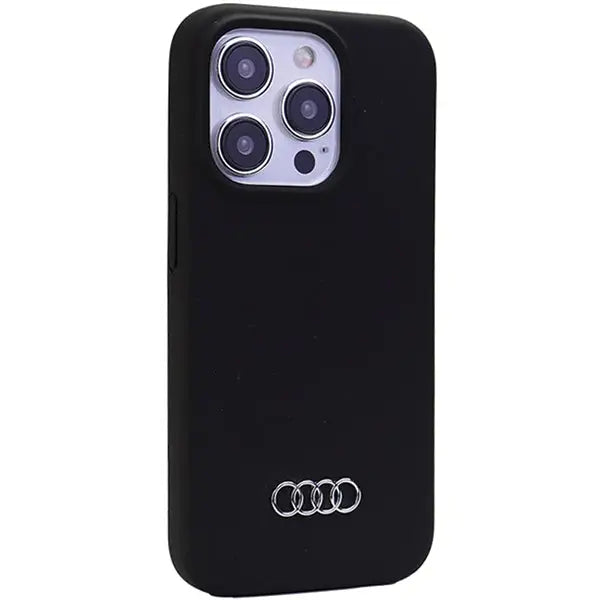 Audi Silicone Case for iPhone 15 Pro Max - black - Cell phone cases and covers<<<HurtelXML