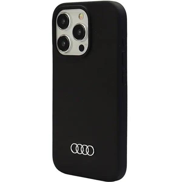 Audi Silicone Case for iPhone 15 Pro Max - black - Cell phone cases and covers<<<HurtelXML