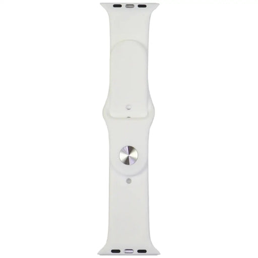 Audi Sport Red Logo Silicone Watch Strap for Apple Watch 44 / 45 / 46 / 49 mm - white - Other cell phone