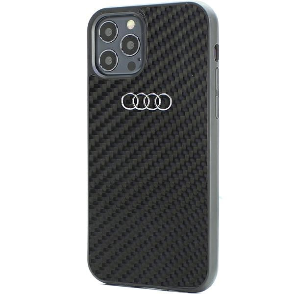 Audi Carbon Fiber iPhone 12/12 Pro 6.1" black/black hardcase AU-TPUPCIP12P-R8/D2-BK