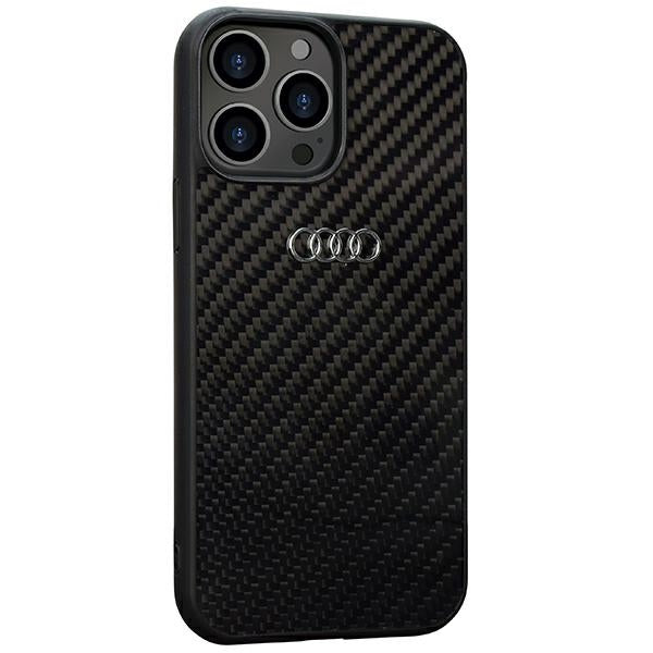 Audi Carbon Fiber iPhone 13 Pro Max 6.7" black/black hardcase AU-TPUPCIP13PM-R8/D2-BK