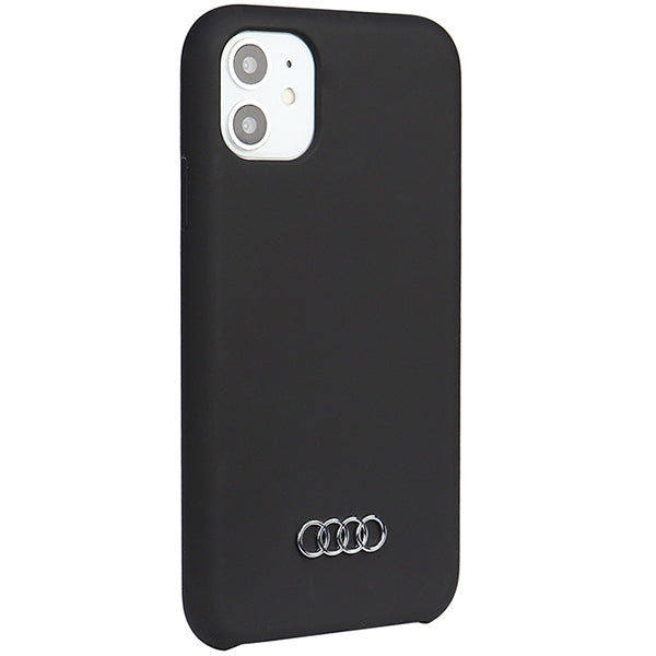 Audi Silicone Case iPhone 12/12 Pro 6.1" black/black hardcase AU-LSRIP12P-Q3/D1-BK