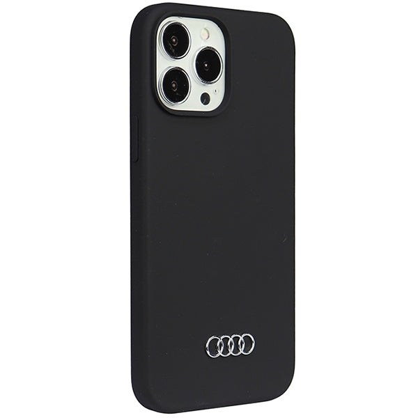 Audi Silicone Case iPhone 13 Pro Max 6.7" black/black hardcase AU-LSRIP13PM-Q3/D1-BK