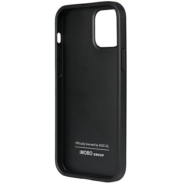 Audi Synthetic Leather iPhone 12/12 Pro 6.1" black/black hardcase AU-TPUPCIP12P-TT/D1-BK