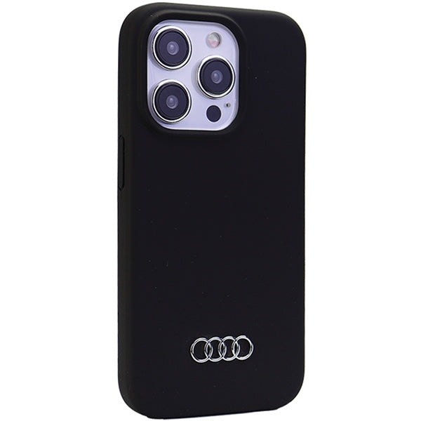 Audi Silicone Case for iPhone 15 Pro Max - black