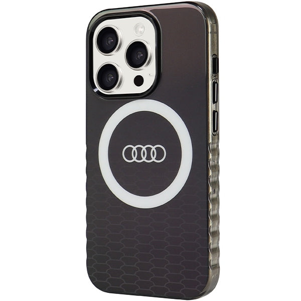 Audi IML Big Logo MagSafe case for iPhone 15 Pro - black