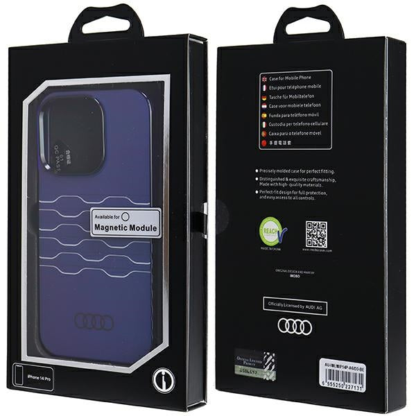 Audi IML MagSafe case for iPhone 14 Pro - blue