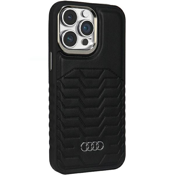 Audi Synthetic Leather case with MagSafe for iPhone 14 Pro - black