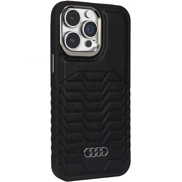 Audi Synthetic Leather case with MagSafe for iPhone 14 Pro Max - black