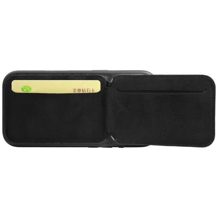 Audi Leather Wallet Card MagSafe magnetic with stand - black