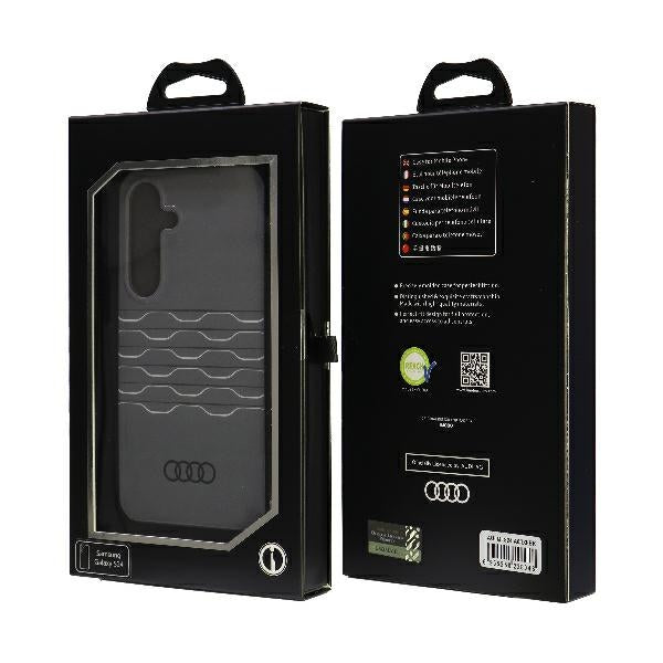 Audi IML Geometric Pattern Case S24 S921 black/black hardcase AU-IMLS24-A6/D3-BK