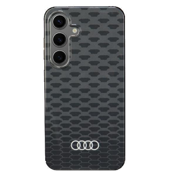 Audi IML Stitching Pattern MagSafe Case S24 S921 black/black hardcase AU-IMLMS24-Q5/D3-BK