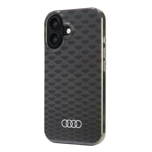 Audi IML Stitching Pattern MagSafe iPhone 16 6.1" black/black hardcase AU-IMLMIP16-Q5/D3-BK