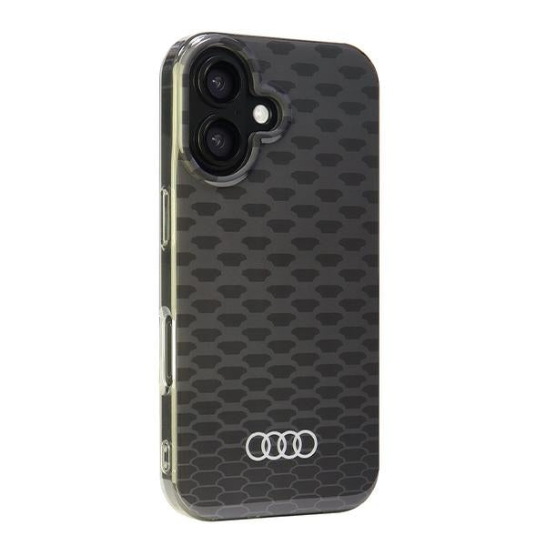 Audi IML Stitching Pattern MagSafe iPhone 16 6.1" black/black hardcase AU-IMLMIP16-Q5/D3-BK