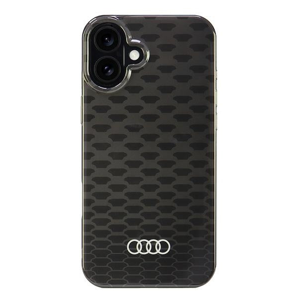 Audi IML Stitching Pattern MagSafe iPhone 16 Plus 6.7" black/black hardcase AU-IMLMIP16M-Q5/D3-BK