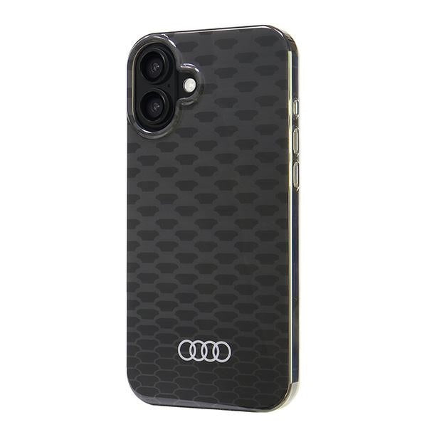 Audi IML Stitching Pattern MagSafe iPhone 16 Plus 6.7" black/black hardcase AU-IMLMIP16M-Q5/D3-BK