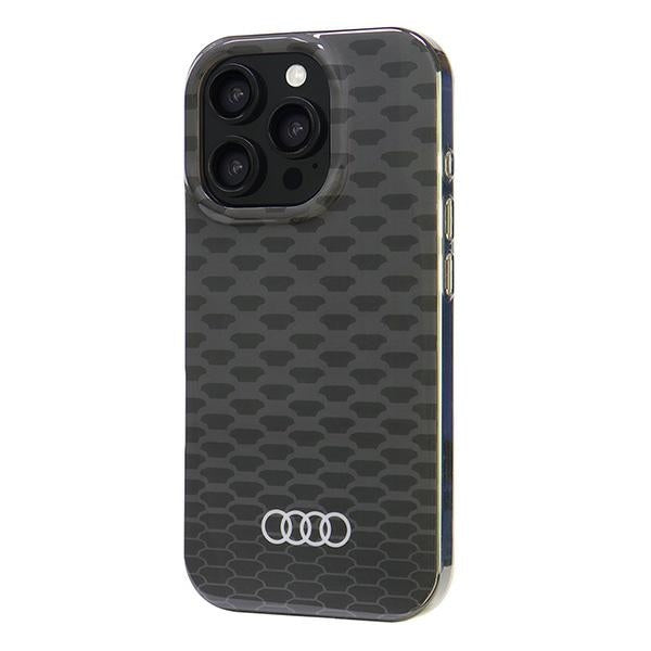 Audi IML Stitching Pattern MagSafe iPhone 16 Pro 6.3" black/black hardcase AU-IMLMIP16P-Q5/D3-BK