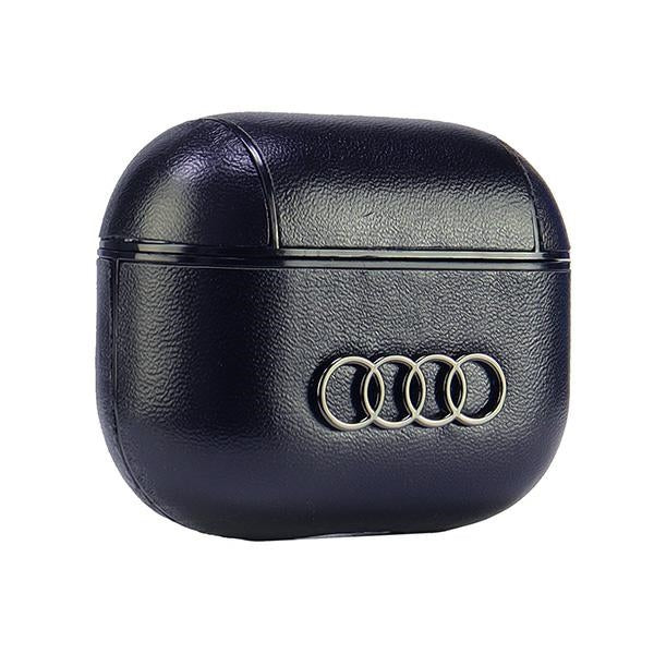 Audi Leather Big Logo Case for AirPods 3 - Black