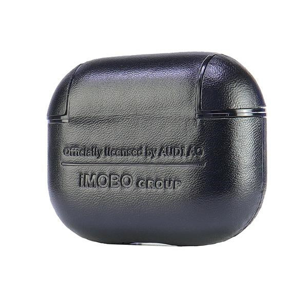 Audi Leather Big Logo Case for AirPods 3 - Black