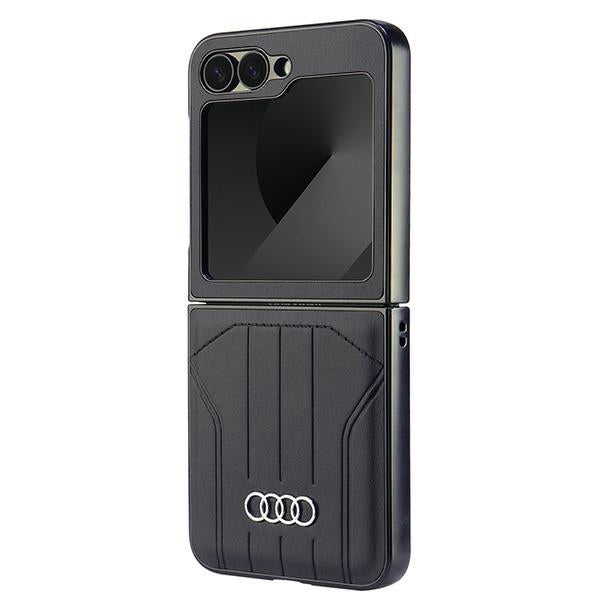 Audi Synthetic Leather MagSafe Case for Samsung Galaxy Z Flip 6 - Black