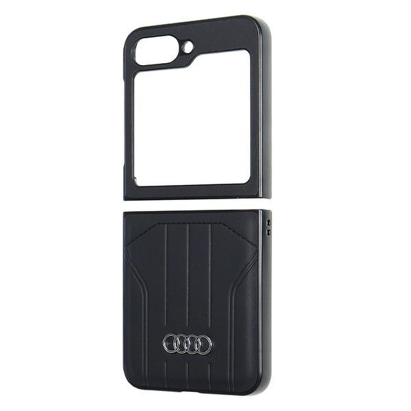 Audi Synthetic Leather MagSafe Case for Samsung Galaxy Z Flip 6 - Black