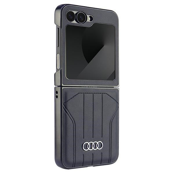 Audi Synthetic Leather MagSafe Case for Samsung Galaxy Z Flip 6 - Black