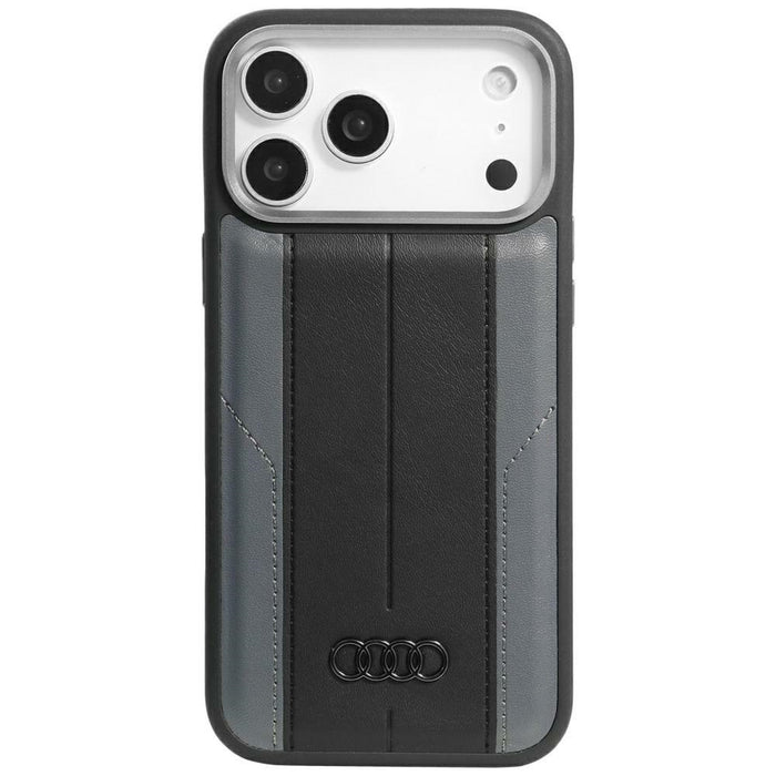 Audi A6 Synthetic Leather MagSafe Case for iPhone 17 Pro Max - Black
