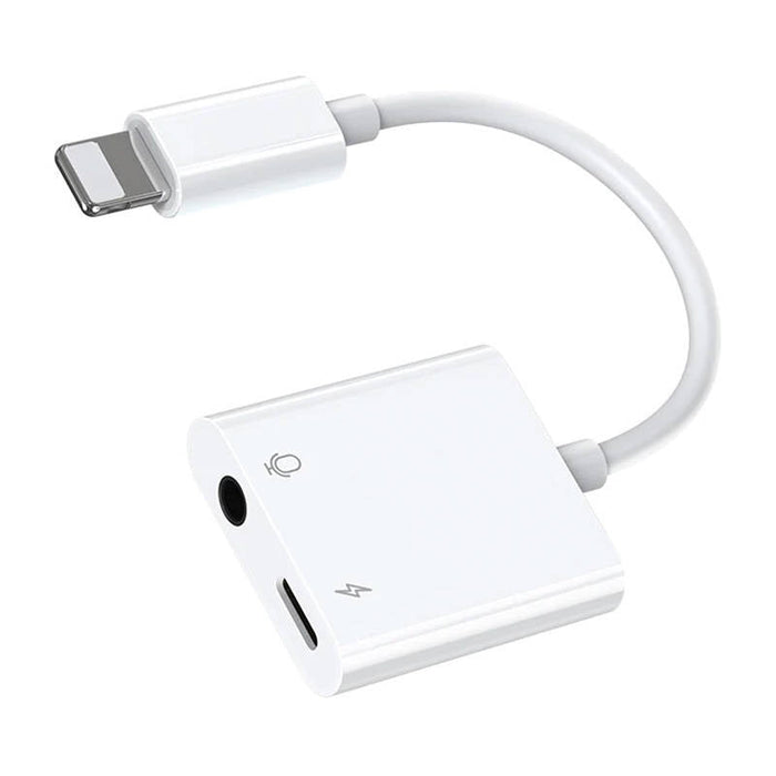 Audio Adapter Lightning / 3.5 mm Joyroom S - Y105 (white) - Adapters connectors and converters<<<IT