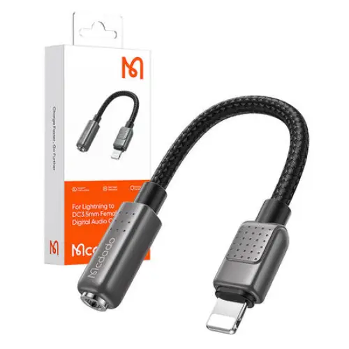 Audio Adapter Mcdodo CA-5010 Lightning to Mini Jack 3.5mm 0.11m - Audio adapters<<<GSM Accessories<<<InnproXML