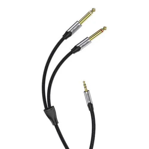 Audio cable mini jack 3.5mm to 2x jack 6.35mm male Vention BARHL 10m - Audio cables<<<Audio<<<InnproXML