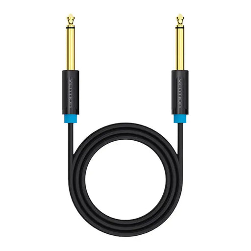 Audio Cable TS 6.35mm Vention BAABF 1m (black) - Audio cables<<<Audio<<<InnproXML