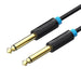 Audio Cable TS 6.35mm Vention BAABI 3m (black) - Audio cables<<<Audio<<<InnproXML