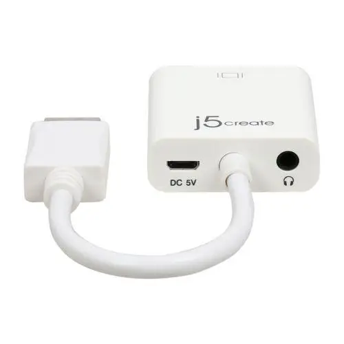 Аудио видео адаптер j5create JDA213 HDMI към VGA - Адаптери конвертори<<<Кабели<<<ValiAPI