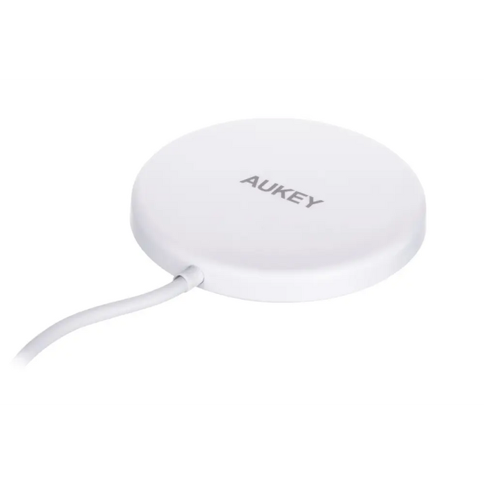 AUEKY Aircore Magnetic LC-A1 Wireless magnetic charger QI USB-C 15W White - ChargersLAD-SIC<<<Power supplies