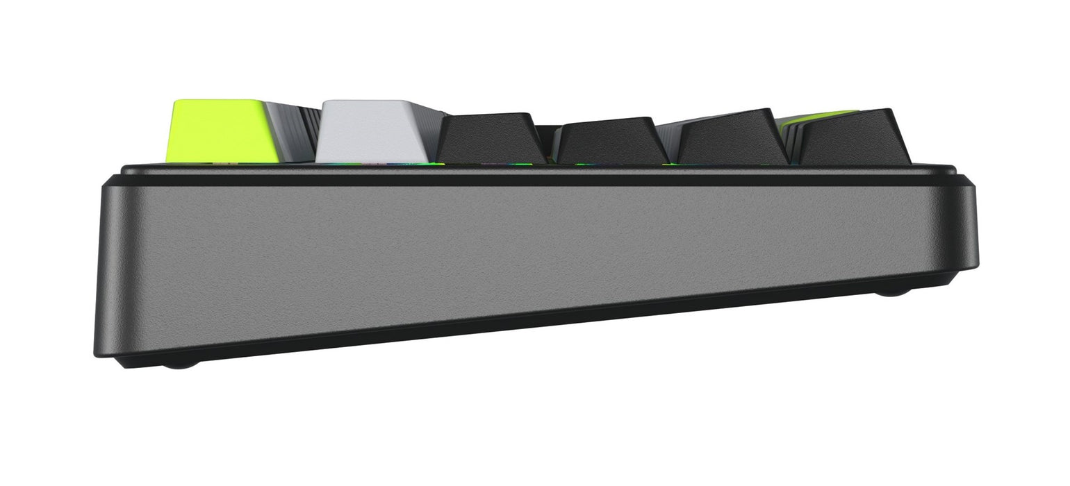 F99 Pro Black+Grey+Green GrayWood RGB AULA gasket keyboard