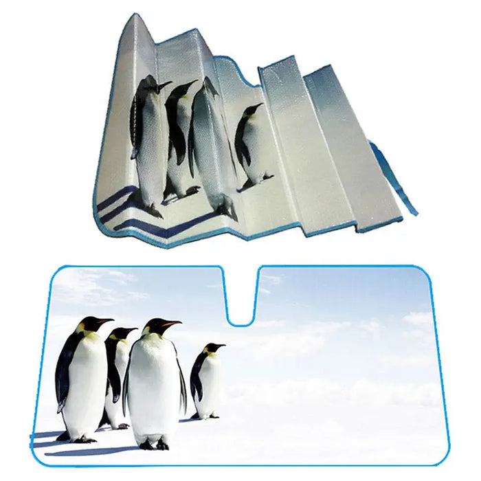AUTO PRACTIC PENGUINE WINDSHIELD ACCORDION CANOPY - Сенници фолиа и щори за автомобил<<<Сезонни авто продукти<<<Авто и