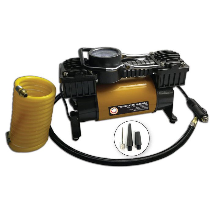 COMPRESSOR WITH SUITCASE PUMP MASTER 150 PSI AUTO PRACTIC