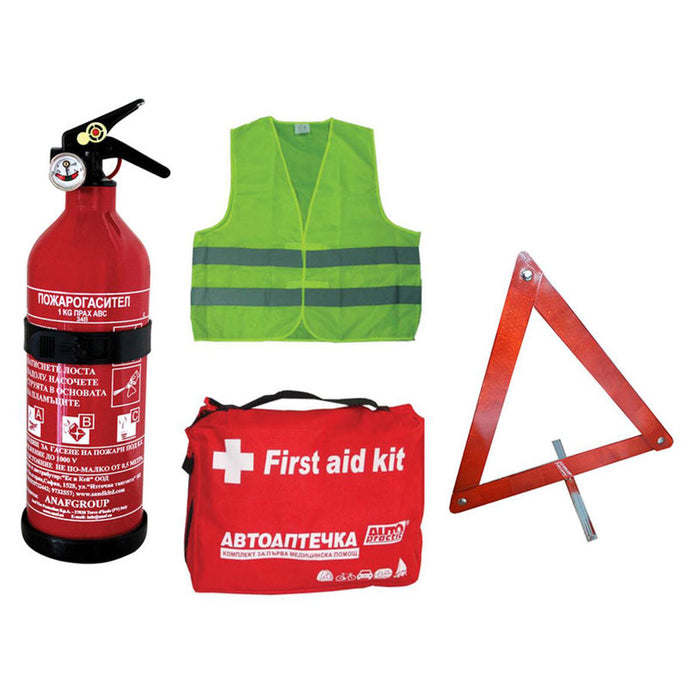 EMERGENCY AUTO KIT 4 PIECES AUTO PRACTIC 4 PIECES