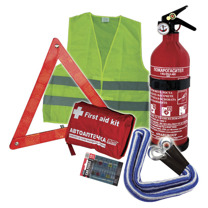 EMERGENCY AUTO KIT 6 PIECES AUTO PRACTIC 6 PIECES