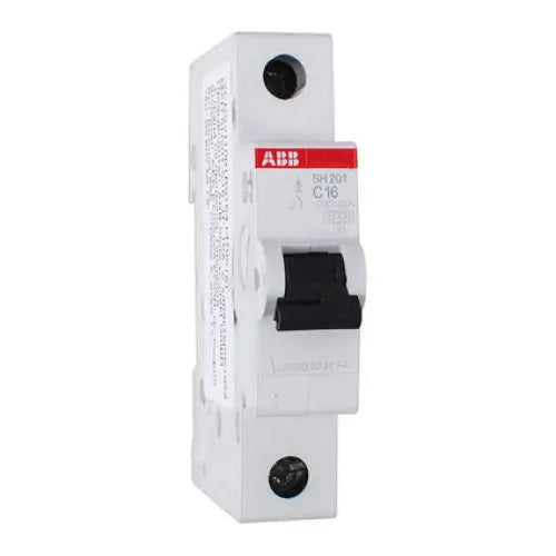 AUTOMATIC CIRCUIT BREAKER 16A SINGLE-POLE ABB SH201-C16 1P - Електроапаратура и