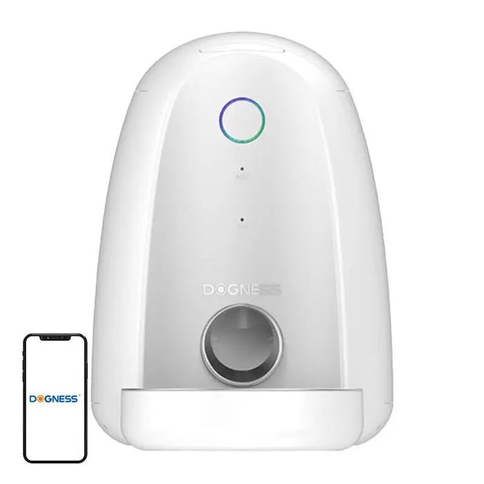 Automatic Pet Feeder with metal bowl WIFI mini Dogness (white) - Bowls<<<Food Dispensers<<<Pets<<<InnproXML