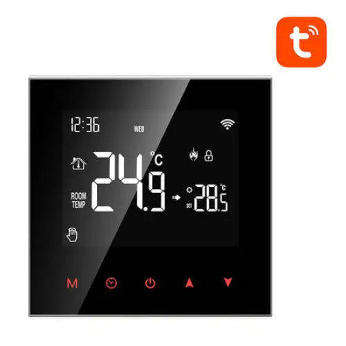 Avatto ZWT100 3A ZigBee smart DHW boiler thermostat TUYA - Thermostats<<<Heating control<<<Actuators<<<Smart