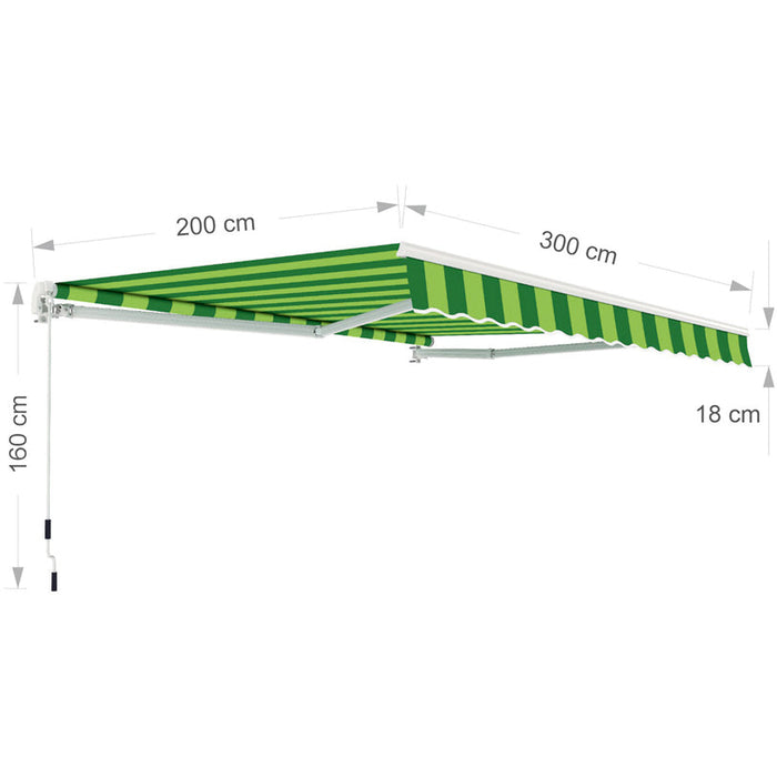 AWNING 300X200CM GARDEN STAR HD-10192 - Сенници<<<Чадъри сенници и шатри<<<Градина<<<Praktiker