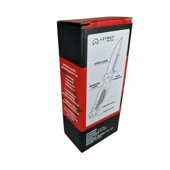 AZYMUT Rescue knife +belt cutter +glass breaker +case - MultitoolsSUR-MUL<<<SurvivalSUR<<<ActionPL